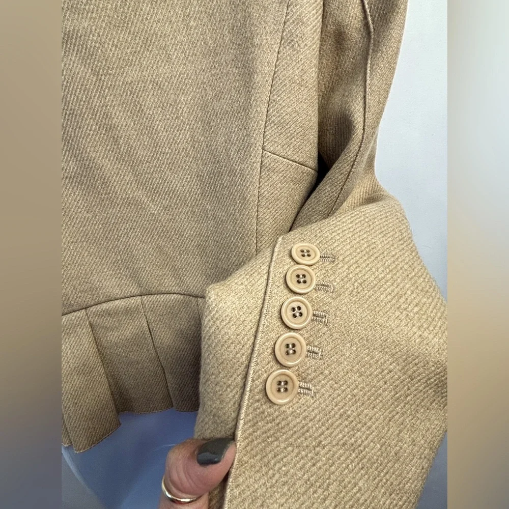 BCBG Tan Wool Blazer - Picture 5 of 10